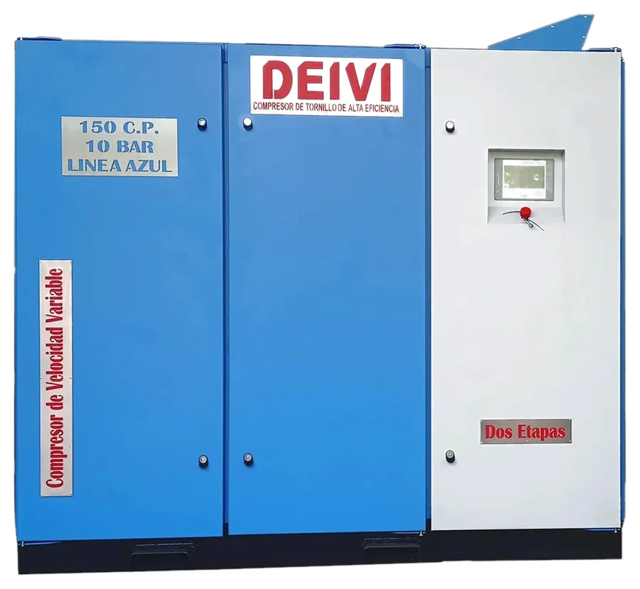 Compresor de Aire de Tornillo de Dos Etapas